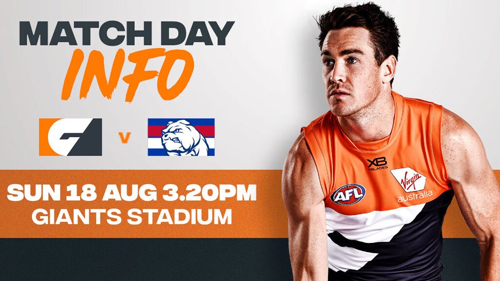 SLIDER-MATCHINFORND222019.jpg Don't miss an action packed Sunday afternoon for the whole family as the GIANTS take on the Western Bulldogs at GIANTS Stadium. - AFL,GWS Giants,Western Bulldogs